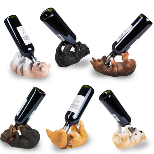 Portabottiglie vino cani - portabottiglie,