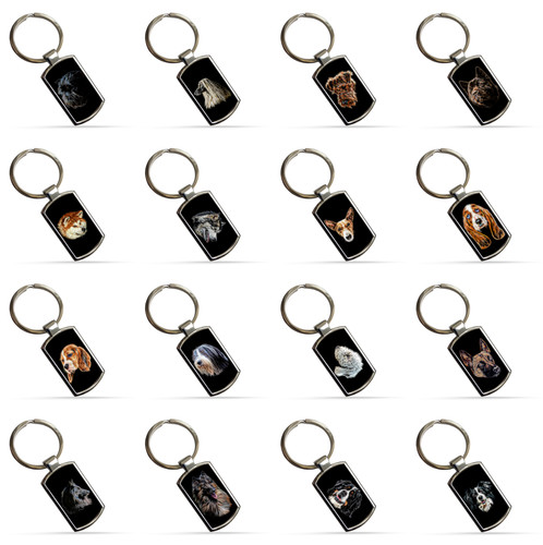 Dog keyring owner - owner, gift
